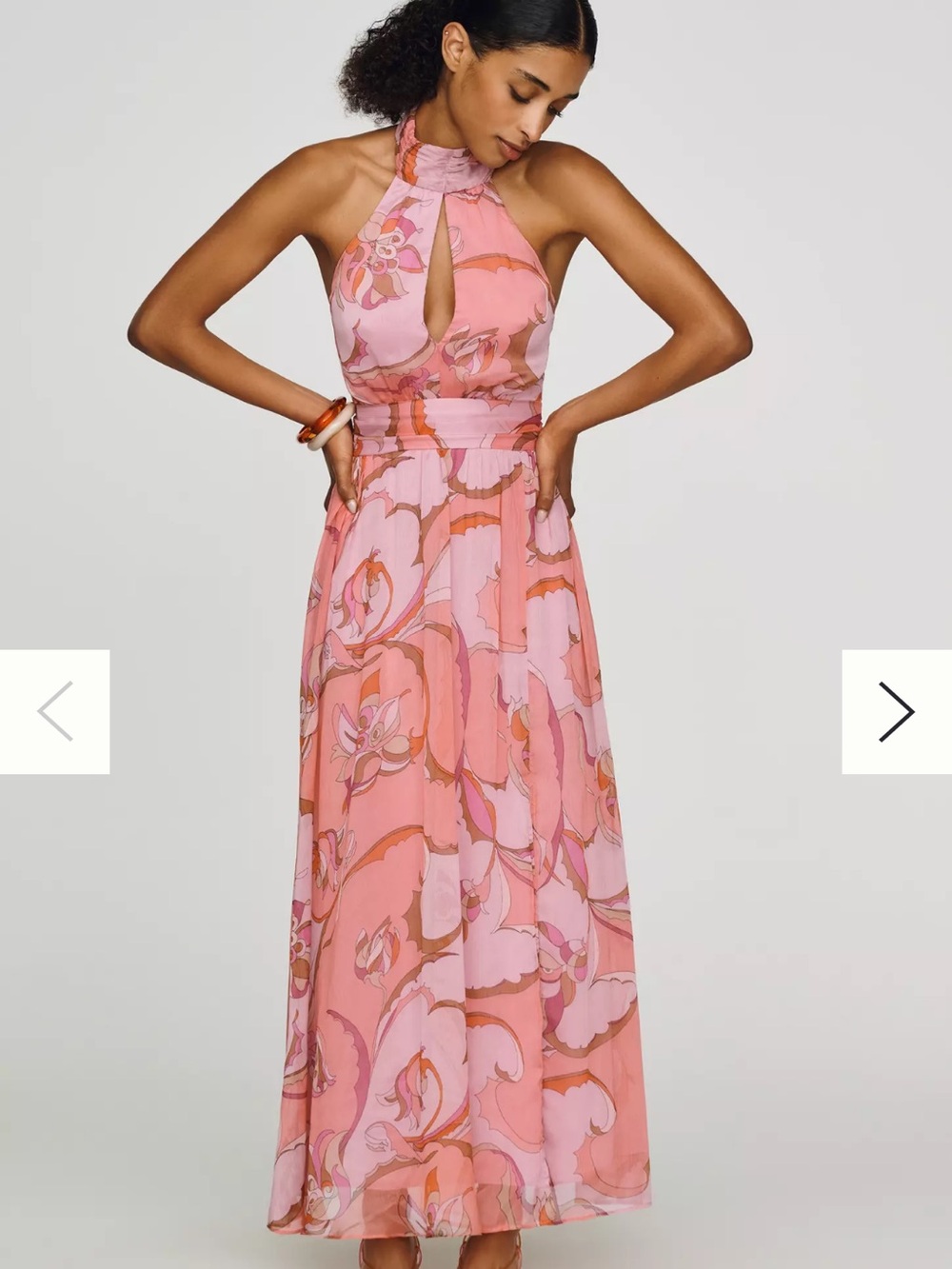 Maeve Cutout Halter Maxi Dress
